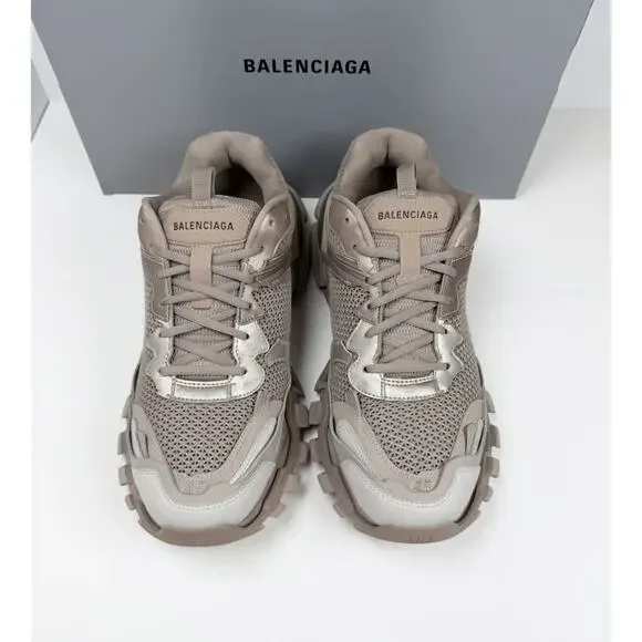 Size 45EU/12US - Balenciaga Track.3 Sneaker Dark Beige⌛️NEW/RETAIL $1K!